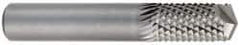 OSG - 1/2" Diam, 1" LOC, Drill Point End, Solid Carbide Diamond Pattern Router Bit - Right Hand Cut, 2-1/2" OAL, 1/2" Shank Diam, Use on Fiberglass - Exact Tool & Supply
