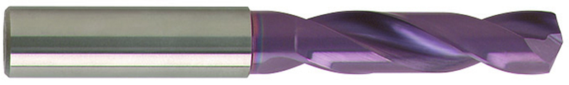9.9mm Dia. - Carbide HP 3XD Drill-140Â° Point-Firex - Exact Tool & Supply
