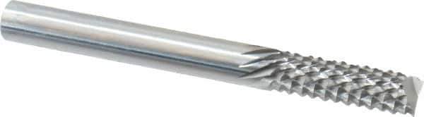 OSG - 1/4" Diam, 3/4" LOC, End Mill End, Solid Carbide Diamond Pattern Router Bit - Right Hand Cut, 2-1/2" OAL, 1/4" Shank Diam, Use on Fiberglass - Exact Tool & Supply