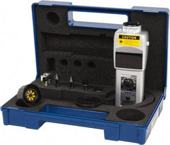 SHIMPO - Accurate up to 0.006 +/- 1% Digit (6 RPM Max) (25,000 to 99,999 RPM), 1 RPM Resolution, Contact and Noncontact Tachometer - 6.5945 Inch Long x 2.3622 Inch Wide x 1.811 Inch Meter Thick, 6 to 99,999 RPM Measurement - Exact Tool & Supply