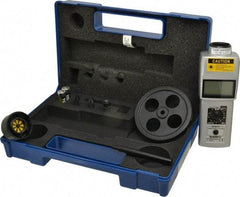 SHIMPO - Accurate up to 0.006 +/- 1% Digit (6 RPM Max) (25,000 to 99,999 RPM), 1 RPM Resolution, Contact and Noncontact Tachometer - 6.5945 Inch Long x 2.3622 Inch Wide x 1.811 Inch Meter Thick, 6 to 99,999 RPM Measurement - Exact Tool & Supply