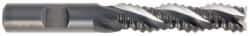 OSG - 5/8" Diam, Coarse Pitch, 2-1/2" LOC, 3 Flute Cobalt Roughing End Mill - Uncoated, 4-5/8" OAL, 5/8" Shank Diam, Single End, Centercutting, 35° Helix - Exact Tool & Supply