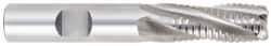 OSG - 5/16" Diam, 3/4" LOC, 4 Flute Cobalt Roughing & Finishing Square End Mill - Uncoated, 2-1/2" OAL, 3/8" Shank Diam, Weldon Shank, 30° Helix, Centercutting - Exact Tool & Supply