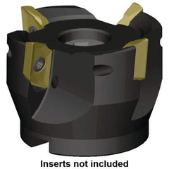 Kennametal - 5 Inserts, 3" Cutter Diam, 0.63" Max Depth of Cut, Indexable High-Feed Face Mill - 1" Arbor Hole Diam, 1.97" High, C5720VZ16-A3.00Z5R Toolholder, ZDET16M... Inserts, Series 5720VZ - Exact Tool & Supply