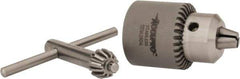 Accupro - JT1, 0.51 to 7.39mm Capacity, Tapered Mount Stainless Steel Drill Chuck - Keyed, 28.4mm Sleeve Diam, 40mm Open Length - Exact Tool & Supply
