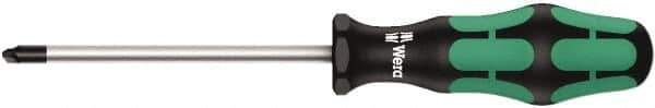 Wera - 3-1/8" Blade Length Tri-Point Screwdriver - 7" OAL - Exact Tool & Supply