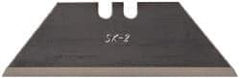 Paramount - 100 Piece Steel Utility Knife Blade - 60mm OAL - Exact Tool & Supply