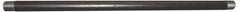 Value Collection - Schedule 80, 1/4" Diam x 72" Long Black Pipe Nipple - Threaded - Exact Tool & Supply