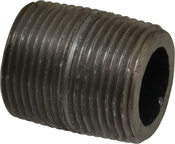 Value Collection - Schedule 160, 1" Diam Black Pipe Nipple - Threaded - Exact Tool & Supply
