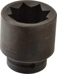 Proto - 1" Drive 1-13/16" Impact Socket - 4 Points, 3-1/2" OAL - Exact Tool & Supply