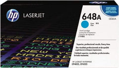 Hewlett-Packard - Cyan Toner Cartridge - Use with Hewlett-Packard Color LaserJet Printers CP4025n, CP4025dn, CP4525n, CP4525dn, & CP4525xh - Exact Tool & Supply