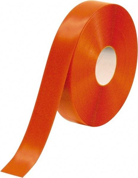 PRO-SAFE - Orange Solid Color PVC Tape - 2" Wide x 100' Long x 50 mil Thick, General Traffic - Exact Tool & Supply