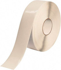PRO-SAFE - White Solid Color PVC Tape - 3" Wide x 100' Long x 50 mil Thick, General Traffic - Exact Tool & Supply