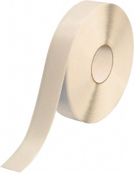 PRO-SAFE - White Solid Color PVC Tape - 2" Wide x 100' Long x 50 mil Thick, General Traffic - Exact Tool & Supply