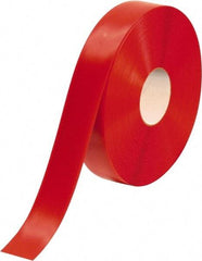 PRO-SAFE - Red Solid Color PVC Tape - 2" Wide x 100' Long x 50 mil Thick, General Traffic - Exact Tool & Supply