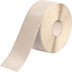 PRO-SAFE - White Solid Color PVC Tape - 4" Wide x 100' Long x 50 mil Thick, General Traffic - Exact Tool & Supply