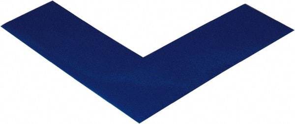 PRO-SAFE - Blue Solid Color PVC Tape - 2" Wide x 1/2' Long x 50 mil Thick, General Traffic - Exact Tool & Supply