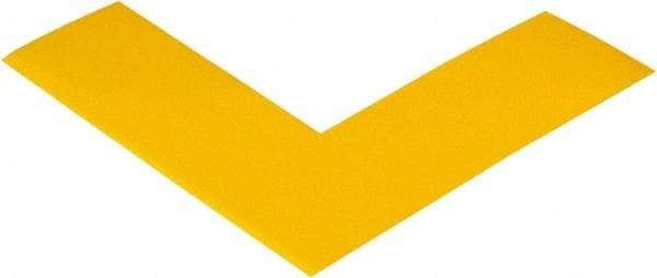 PRO-SAFE - Yellow Solid Color PVC Tape - 2" Wide x 1/2' Long x 50 mil Thick, General Traffic - Exact Tool & Supply