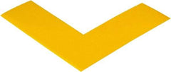 PRO-SAFE - Yellow Solid Color PVC Tape - 2" Wide x 1/2' Long x 50 mil Thick, General Traffic - Exact Tool & Supply