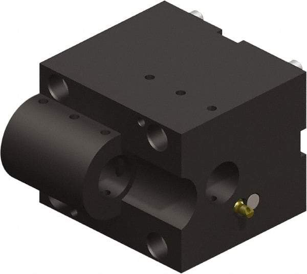 Lyndex - 1-1/4" Max Cut, 1-1/4" Shank Diam, Mori Seiki Boring Bar Holder - 4.9212" Projection - Exact Tool & Supply