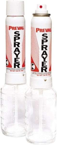 UltraTech - Siphon Feed Paint Sprayer - 6 oz Capacity, 0 Min psi, 73 Max CFM, For Sealers - Exact Tool & Supply