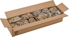 Value Collection - 2,275 Piece Steel Hex Head Cap Screws - 1/4 to 5/8 Thread, Grade 5 - Exact Tool & Supply