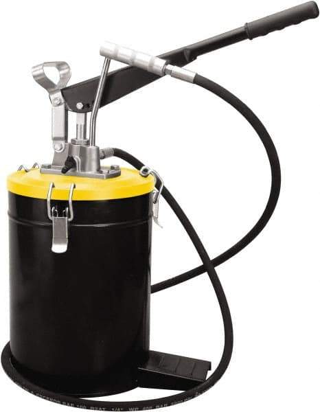 PRO-LUBE - Grease Lubrication 3 Strokes/oz Flow Aluminum & Steel Lever Hand Pump - For 528 oz Container - Exact Tool & Supply