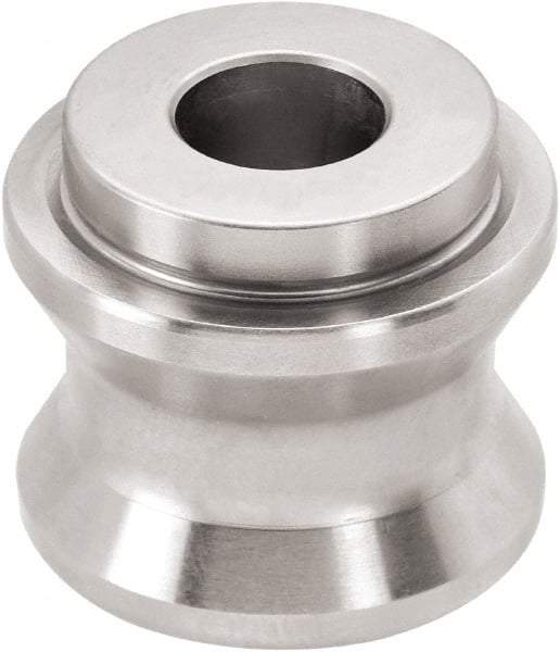 Jergens - Hardened Steel & Stainless Steel Clamp Cylinder Pressure Point - For ZPS, 1-9/16" Wide - Exact Tool & Supply