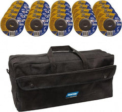 Norton - 4-1/2" Wheel Diam, 1/4" Wheel Thickness, Type 27 Depressed Center Wheel - Ceramic, Resinoid Bond, 13,580 Max RPM - Exact Tool & Supply