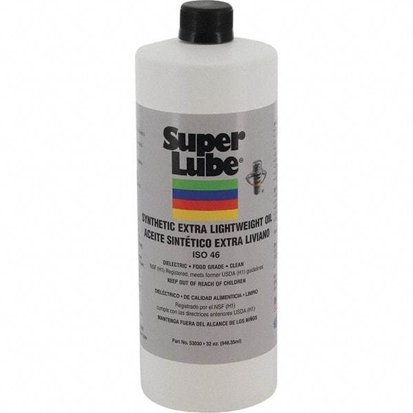 Synco Chemical - 32 oz Bottle Synthetic Lubricant - -40°F to 500°F, Food Grade - Exact Tool & Supply