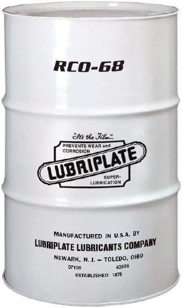 Lubriplate - 55 Gallon Drum Polyalphaolefin (PAO) Synthetic Refrigeration Oil - 68 ISO, 30 SAE - Exact Tool & Supply