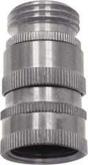 SANI-LAV - 3/4 GHT Garden Hose Quick Disconnect - Stainless Steel, Female Hose to Male Hose Connector - Exact Tool & Supply