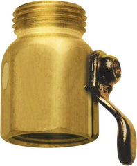 SANI-LAV - 3/4 GHT Garden Hose On/Off Control Valve - Brass, Male Hose to Female Hose Connector - Exact Tool & Supply