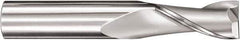 SGS - 10mm Diam, 30mm LOC, Plain End, Solid Carbide Diamond Pattern Router Bit - Right Hand Cut, 63mm OAL, Use on Composite Plastics - Exact Tool & Supply