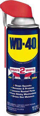 WD-40 - 12 oz Multi-Use Product with Smart Straw, Sprays 2 Ways - Multi-Purpose Lubricant: Stop Squeaks, Removes & Protects, Loosens Rusted Parts, Free Sticky Mechanisms, Drives Out Moisture - Exact Tool & Supply
