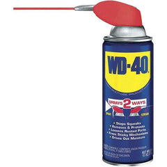 WD-40 - 11 oz Multi-Use Product with Smart Straw, Sprays 2 Ways - Multi-Purpose Lubricant: Stop Squeaks, Removes & Protects, Loosens Rusted Parts, Free Sticky Mechanisms, Drives Out Moisture - Exact Tool & Supply