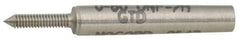 GF Gage - 1/4-20 No Go Truncated Taperlock Thread Setting Plug Gage - Class 3A, Size 1 Handle, Steel - Exact Tool & Supply