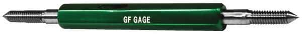 GF Gage - 3/4-10 Go/No Go Truncated Taperlock Thread Setting Plug Gage - Class 3A, Size 3 Handle, Steel - Exact Tool & Supply