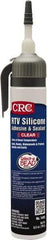 CRC - 8 oz Tube Clear RTV Silicone Gasket Sealant - -76 to 356°F Operating Temp, 24 hr Full Cure Time - Exact Tool & Supply