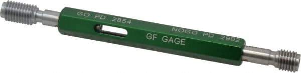 GF Gage - 5/16-24, Class 2B, Double End Plug Thread Go/No Go Gage - Hardened Tool Steel, Size 1 Handle Included - Exact Tool & Supply
