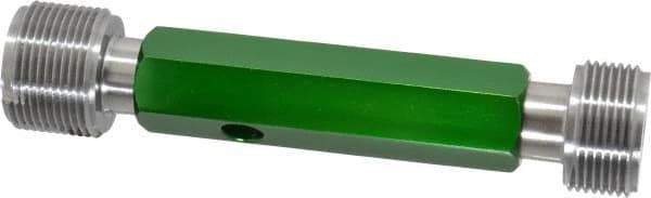 GF Gage - 1-3/8 - 12, Class 2B, Double End Plug Thread Go/No Go Gage - Hardened Tool Steel, Size 5 Handle Included - Exact Tool & Supply
