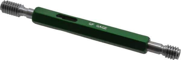 GF Gage - 5/16-18, Class 3B, Double End Plug Thread Go/No Go Gage - Hardened Tool Steel, Size 1 Handle Included - Exact Tool & Supply