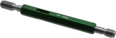 GF Gage - 5/16-18, Class 3B, Double End Plug Thread Go/No Go Gage - Hardened Tool Steel, Size 1 Handle Included - Exact Tool & Supply