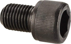 Value Collection - 7/16-20 UNF Hex Socket Drive, Socket Cap Screw - Alloy Steel, Black Oxide Finish, Fully Threaded, 5/8" Length Under Head - Exact Tool & Supply