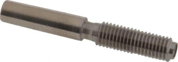 GF Gage - 1/4-28 No Go Truncated Taperlock Thread Setting Plug Gage - Class 2A, Size 1 Handle, Steel - Exact Tool & Supply