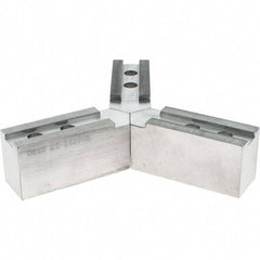 Value Collection - Soft Lathe Chuck Jaws Material: Aluminum - Exact Tool & Supply