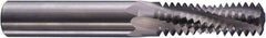 Niagara Cutter - 3/4-10 UN, 0.495" Cutting Diam, 4 Flute, Solid Carbide Helical Flute Thread Mill - Internal/External Thread, 1-1/4" LOC, 4" OAL, 1/2" Shank Diam - Exact Tool & Supply