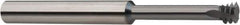 Niagara Cutter - 3/8-16 UN, 0.285" Cutting Diam, 3 Flute, Solid Carbide Helical Flute Thread Mill - Internal/External Thread, 3/16" LOC, 3" OAL, 5/16" Shank Diam - Exact Tool & Supply