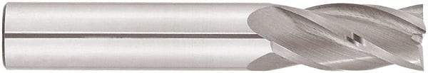 Niagara Cutter - 5mm, 16mm LOC, 6mm Shank Diam, 51mm OAL, 4 Flute, Solid Carbide Square End Mill - Single End, AlTiN Finish, Spiral Flute, 30° Helix, Centercutting, Right Hand Cut, Right Hand Flute, Series C430M - Exact Tool & Supply