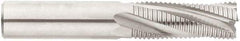 Niagara Cutter - 12mm Diam, Fine Pitch, 32mm LOC, 4 Flute Solid Carbide 45° Corner Chamfer Roughing End Mill - AlTiN Finish, 84mm OAL, 12mm Shank Diam, Single End, Centercutting, 20° Helix - Exact Tool & Supply